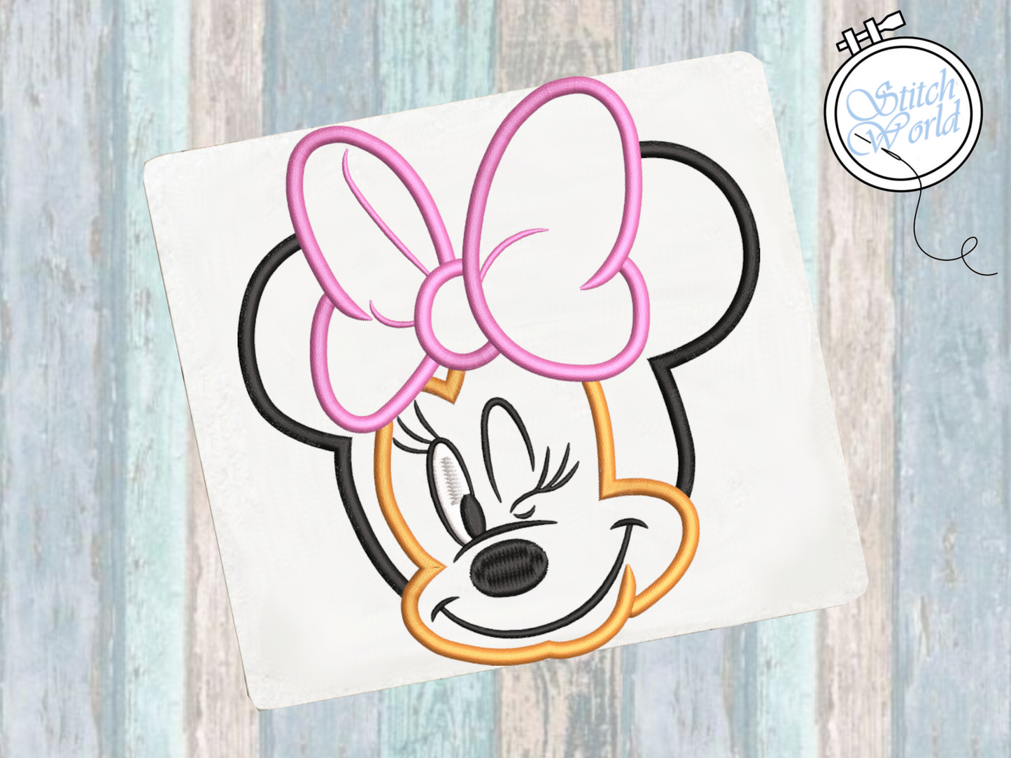 Minnie Applique, Instant Download