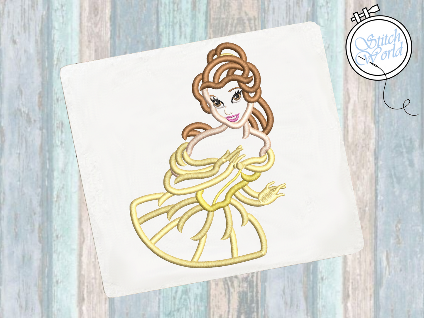 Belle Applique, Instant Download