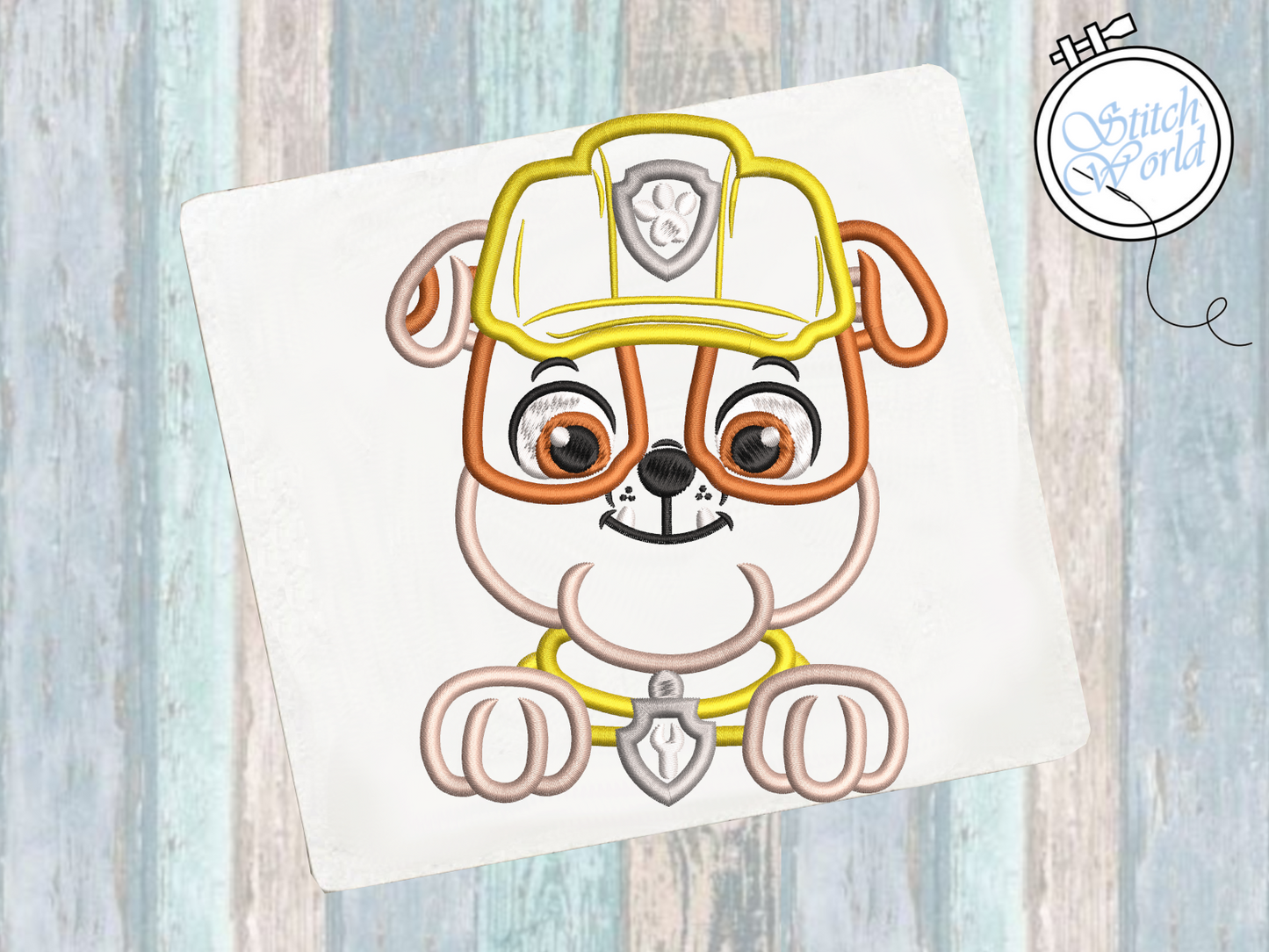 Rubble Applique, Instant Download