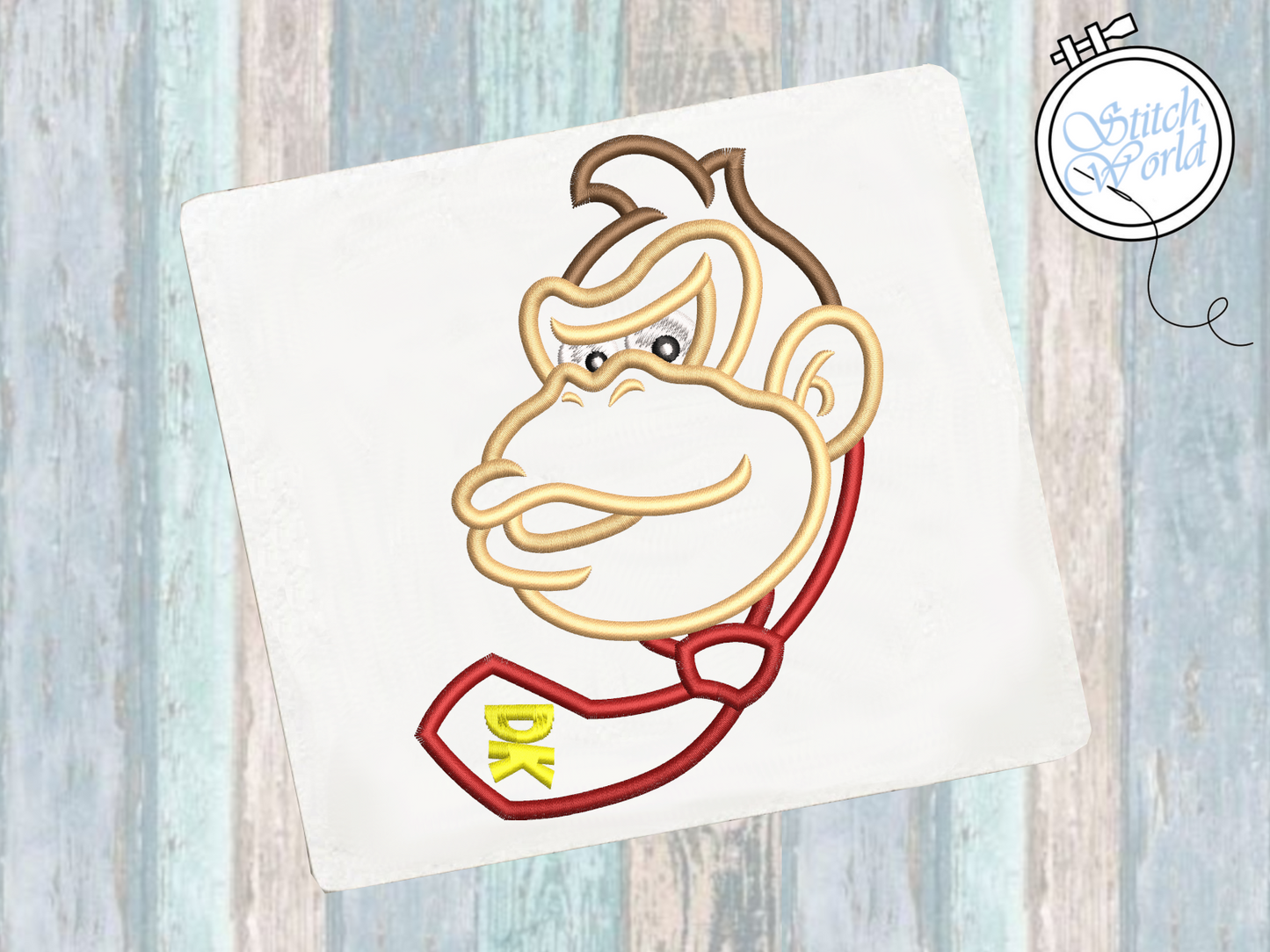 Donkey Kong Applique, Instant Download