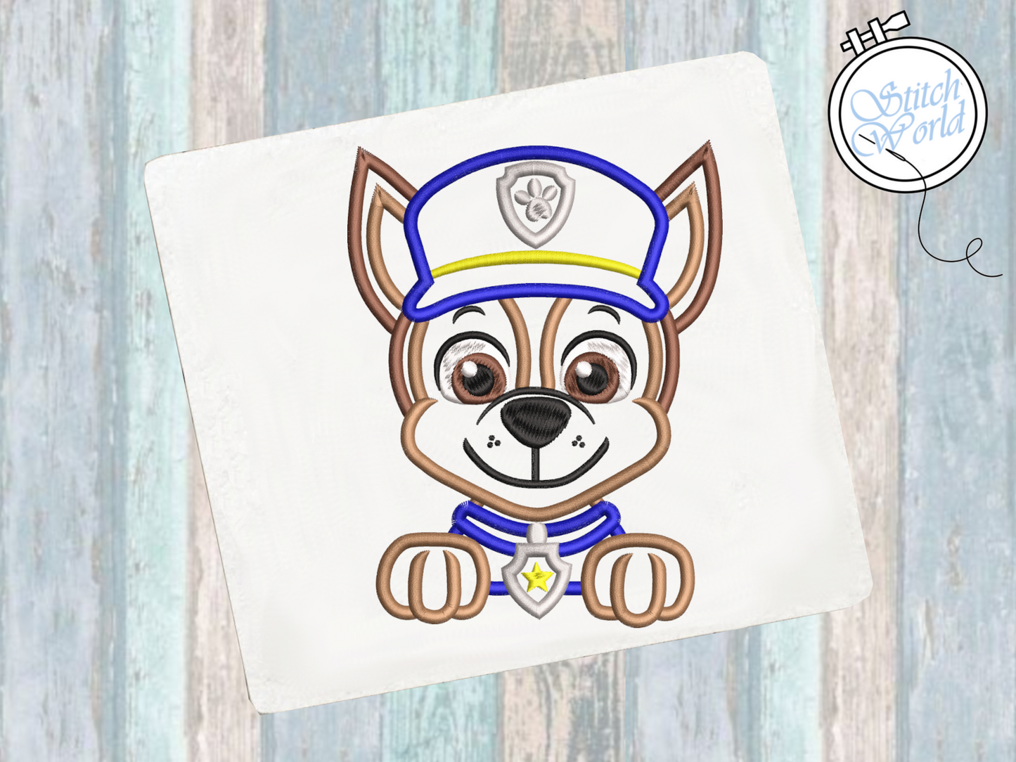 Chase Applique, Instant Download