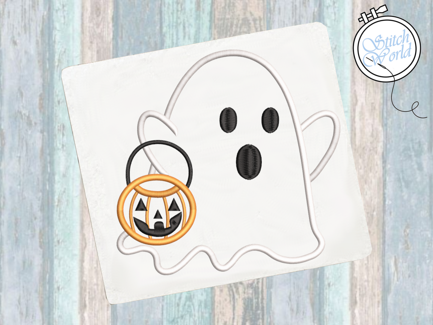 Ghost Applique, Instant Download