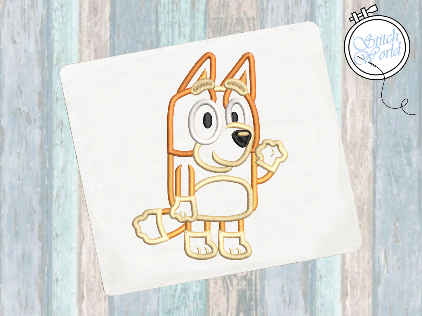 Brownie Applique, Instant Download