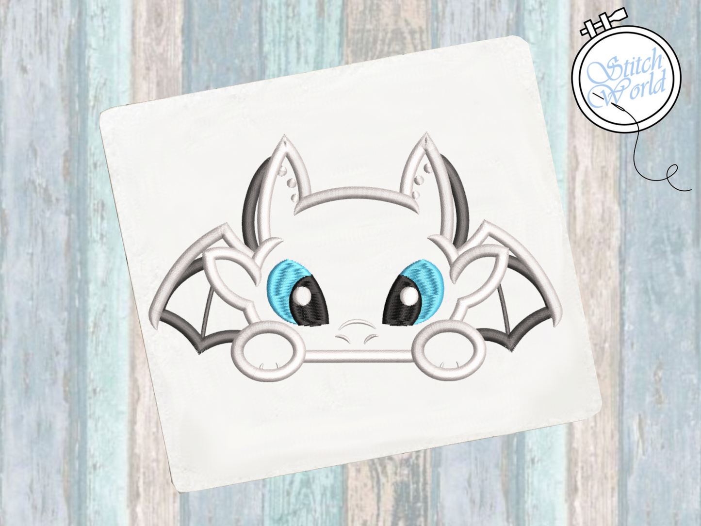 Light Fury Applique, Instant Download