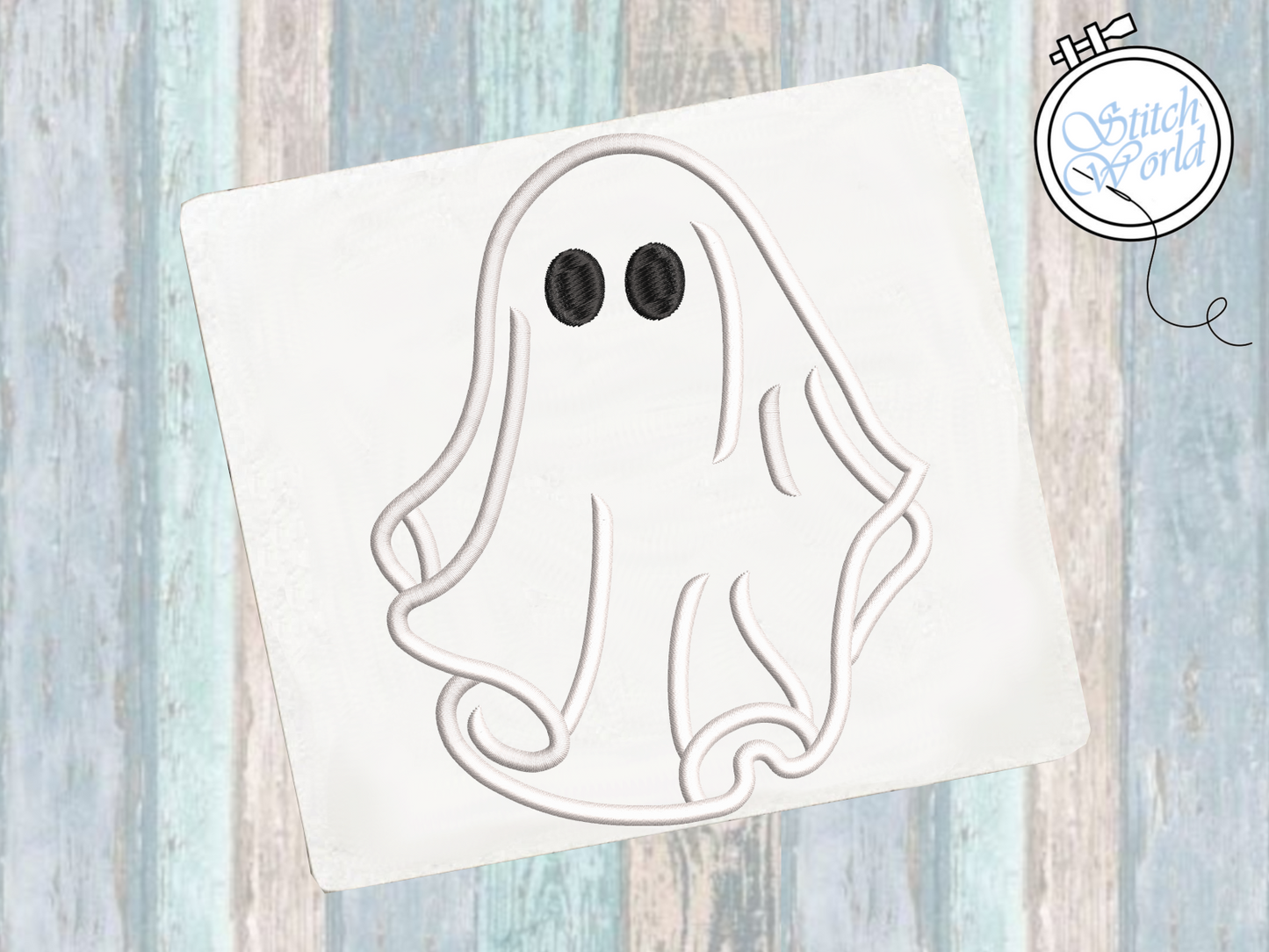 Ghost Applique, Instant Download