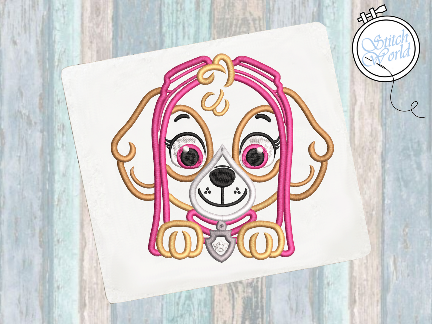 Skye Applique, Instant Download