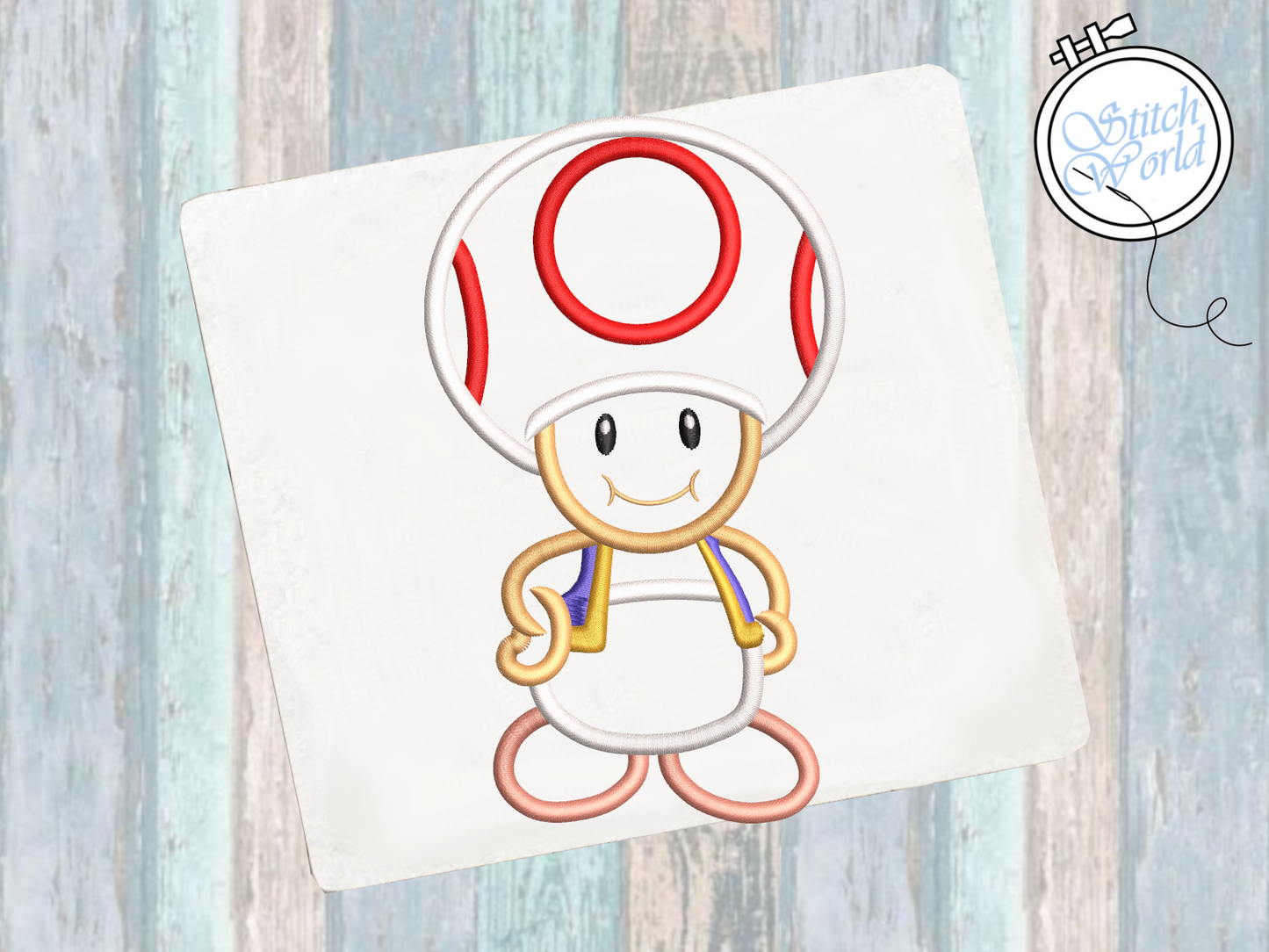 Toad Applique, Instant Download