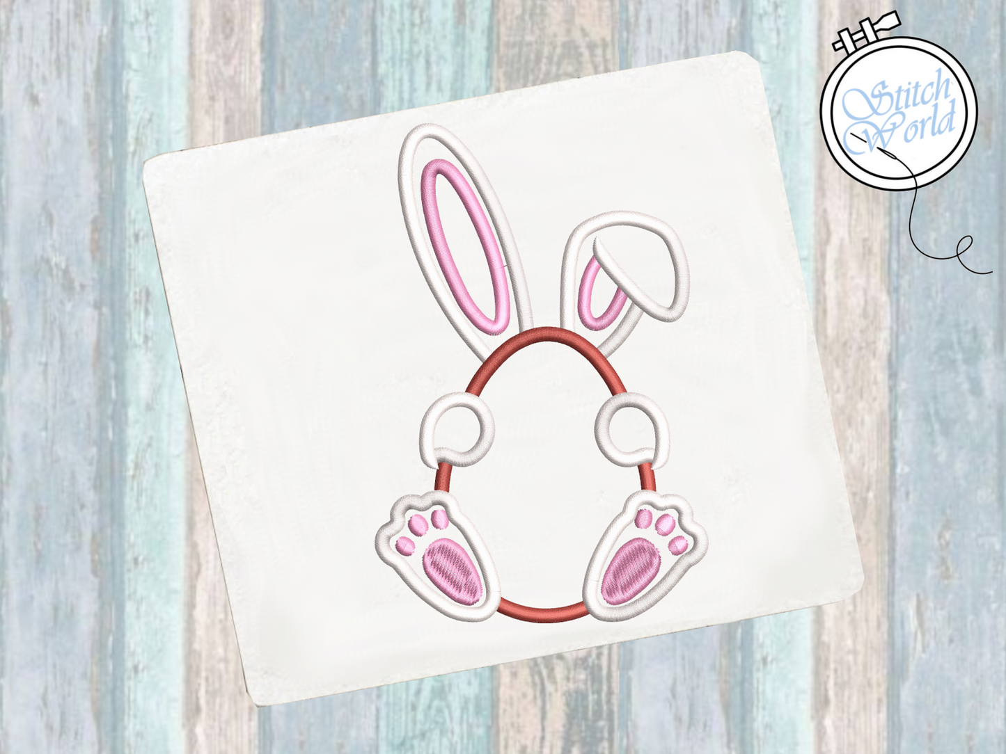 Bunny Applique, Instant Download