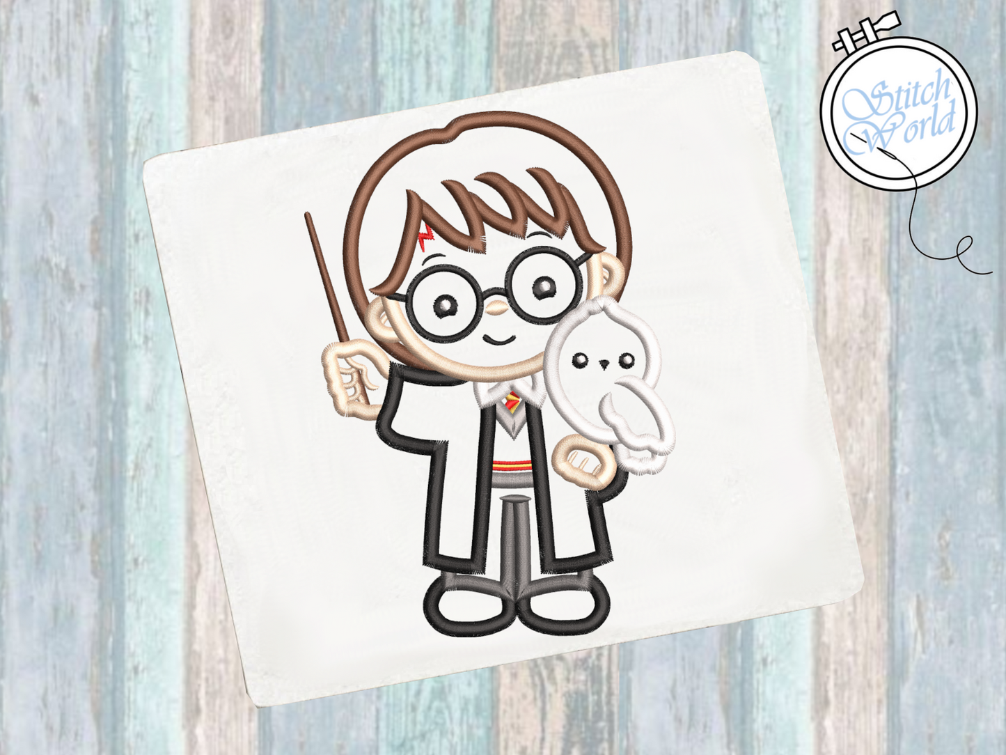 Harry Potter Applique, Instant Download