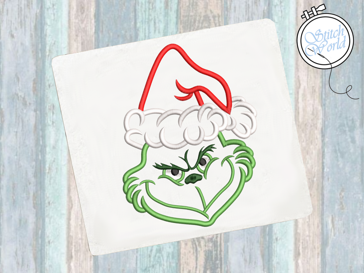 Grinch Applique, Instant Download