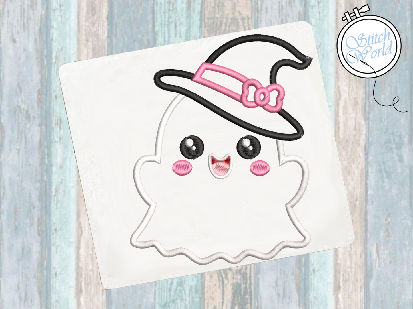 Ghost Applique, Instant Download