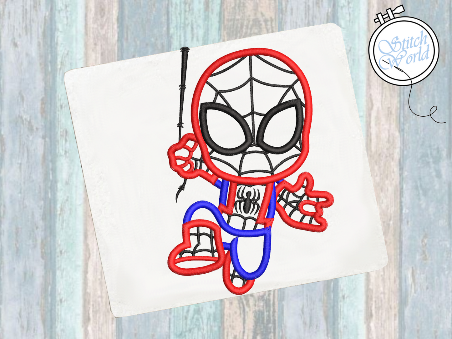 Spidey Applique, Instant Download