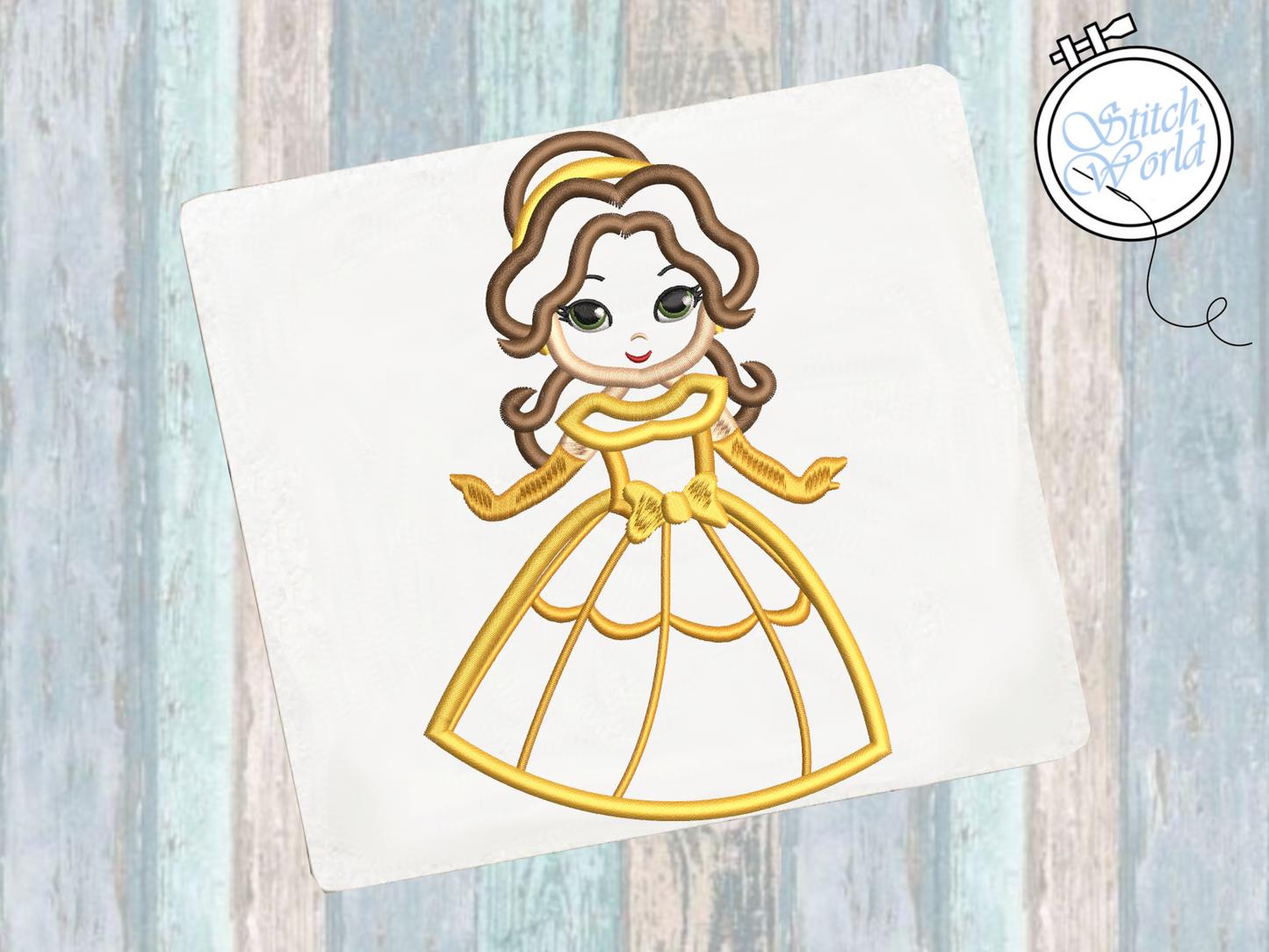 Baby Belle Applique, Instant Download