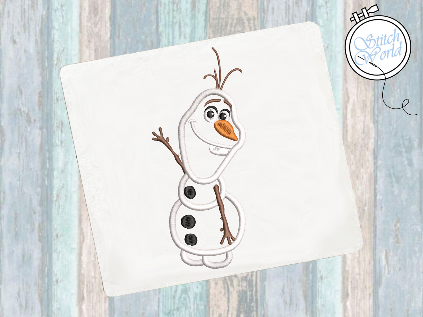 Olaf Applique, Instant Download