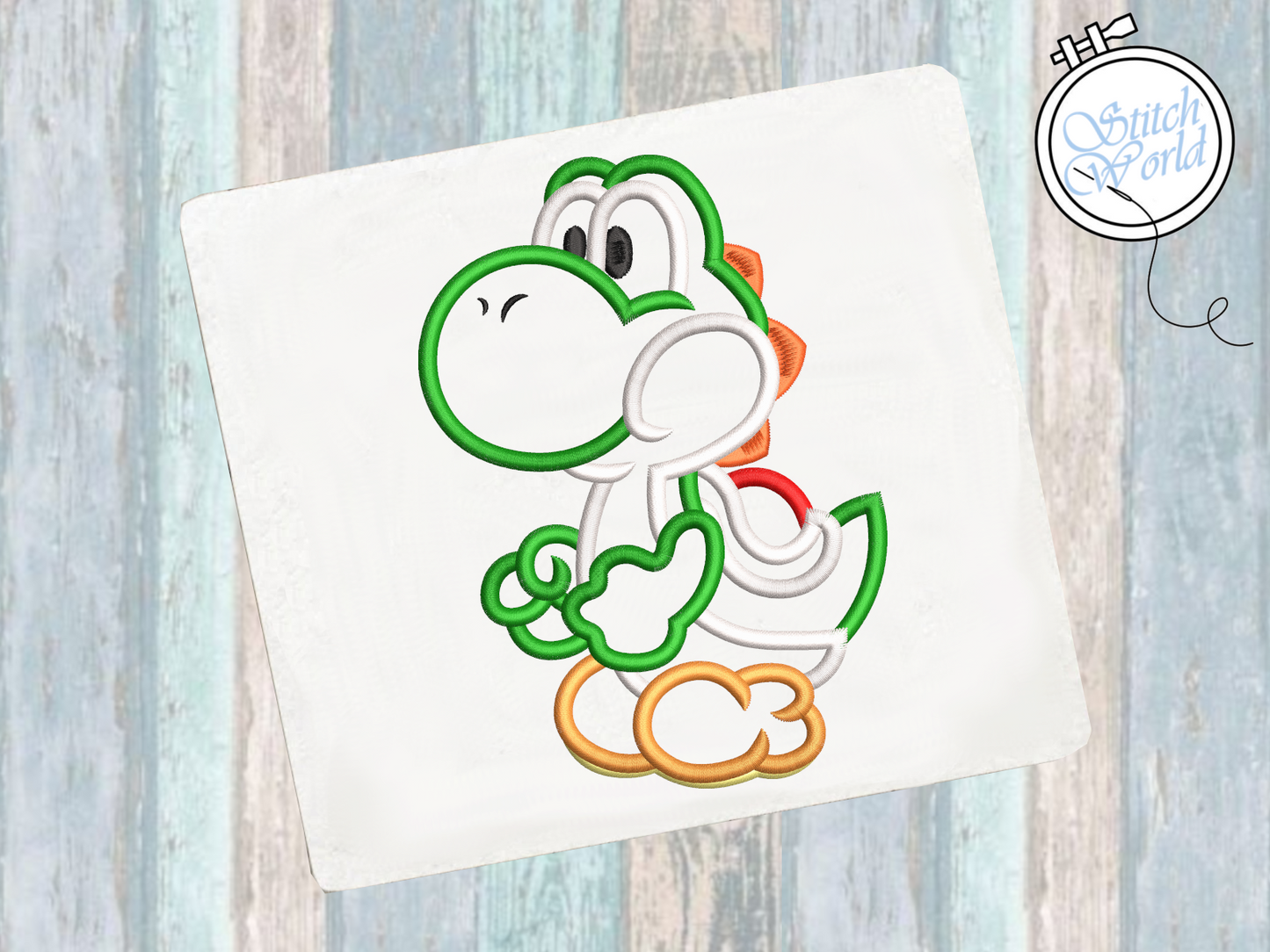 Yoshi Applique, Instant Download