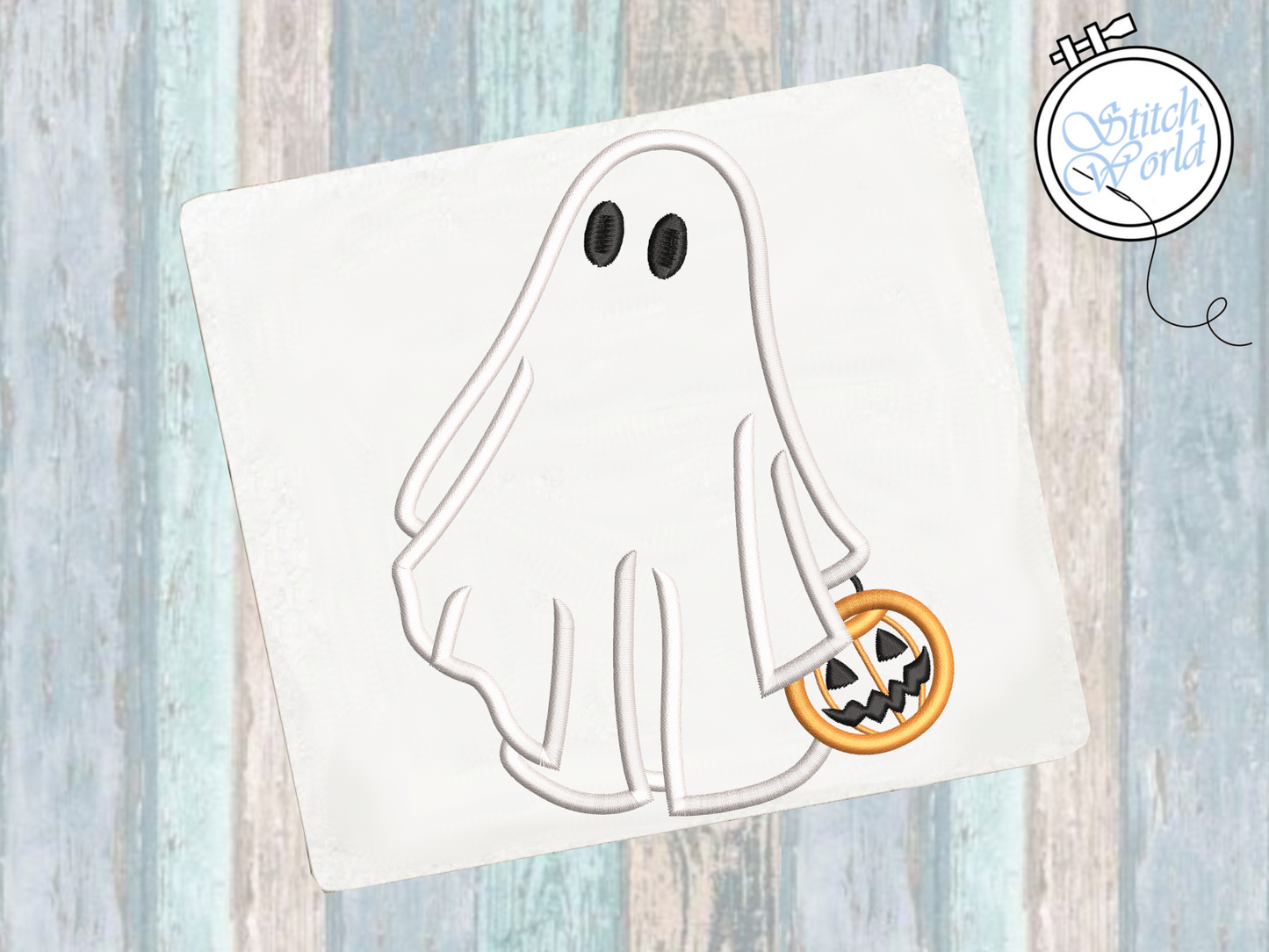 Ghost Applique, Instant Download