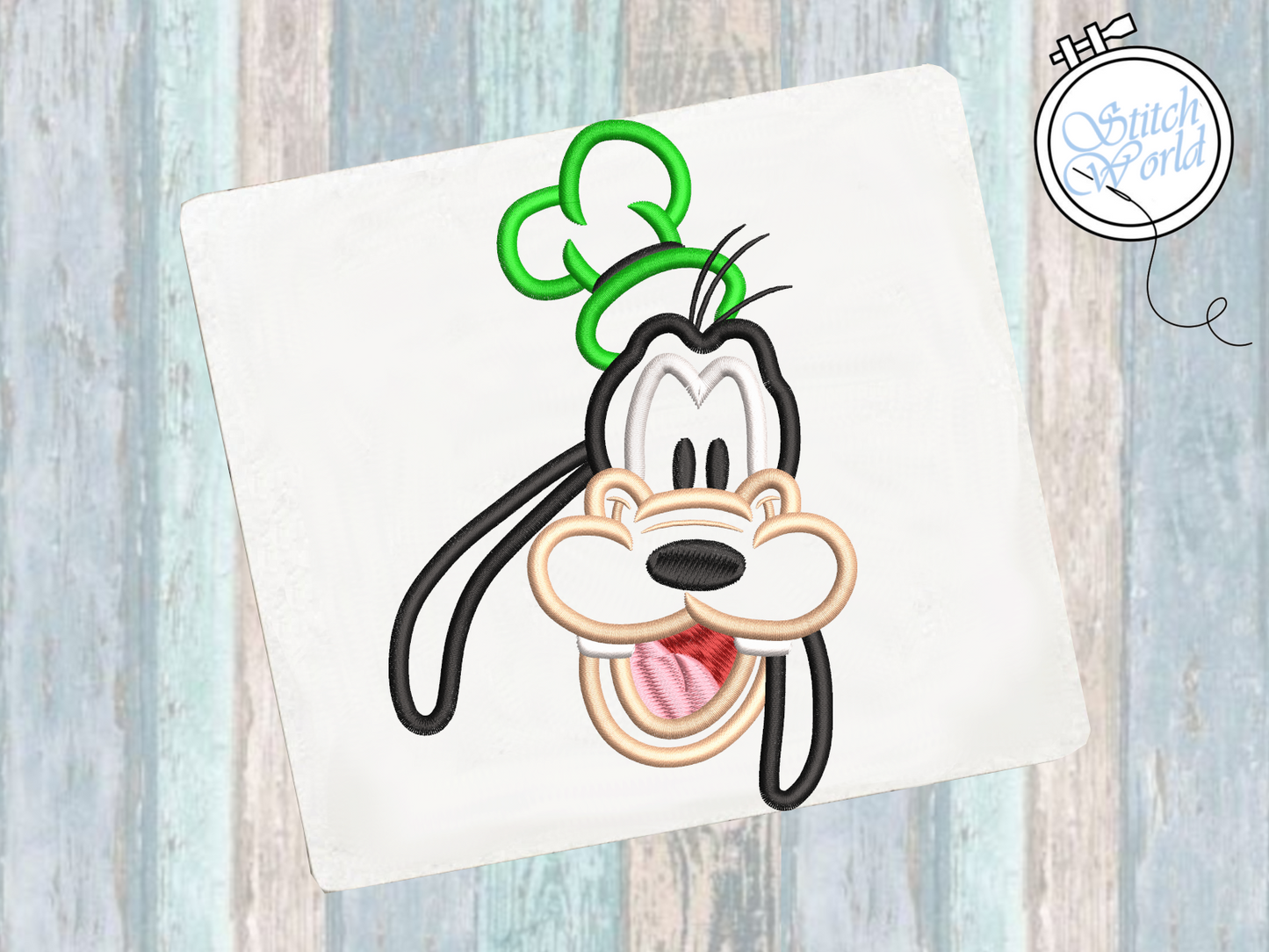Goofy Applique, Instant Download