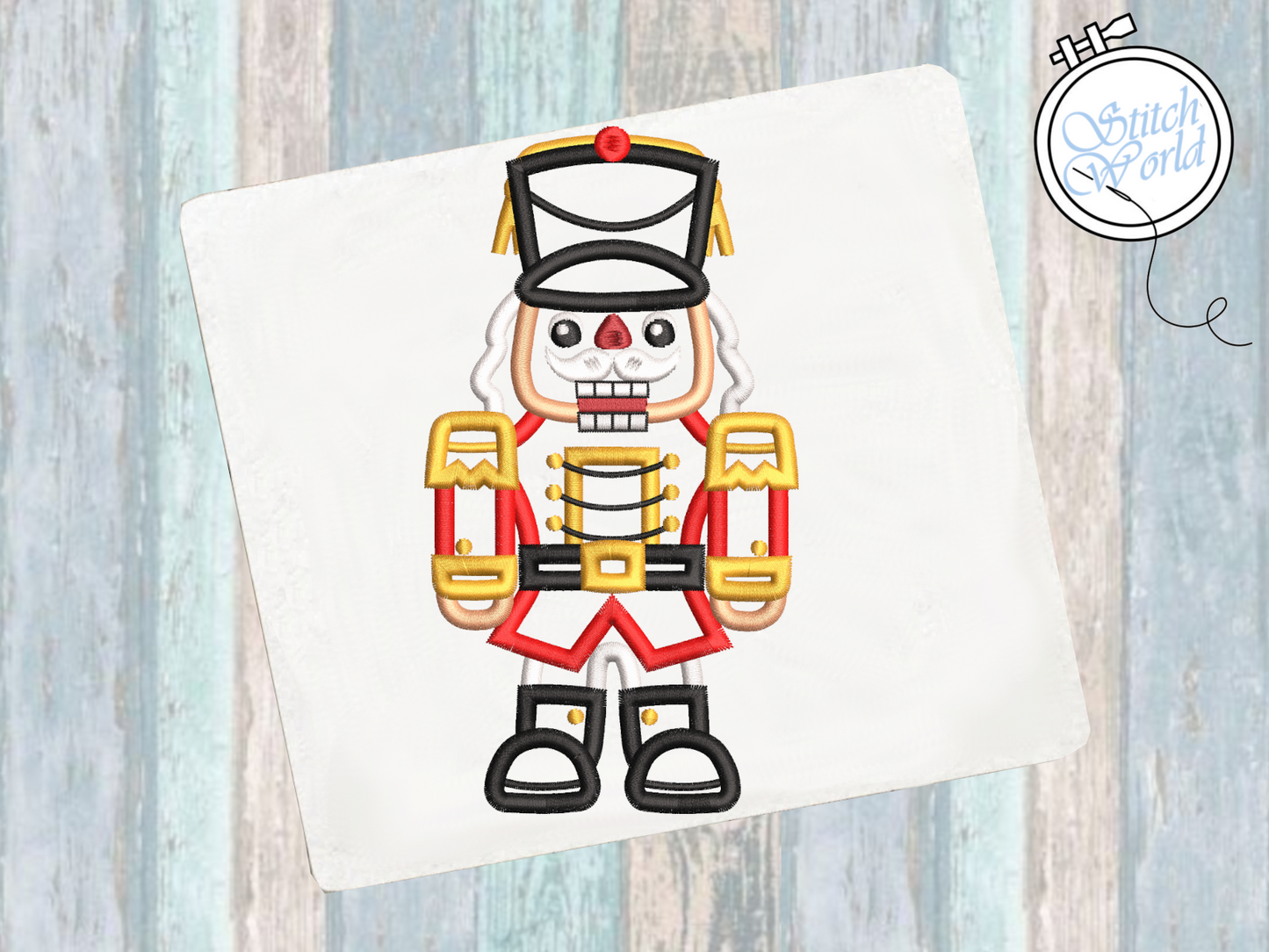 Nutcracker Applique, Instant Download