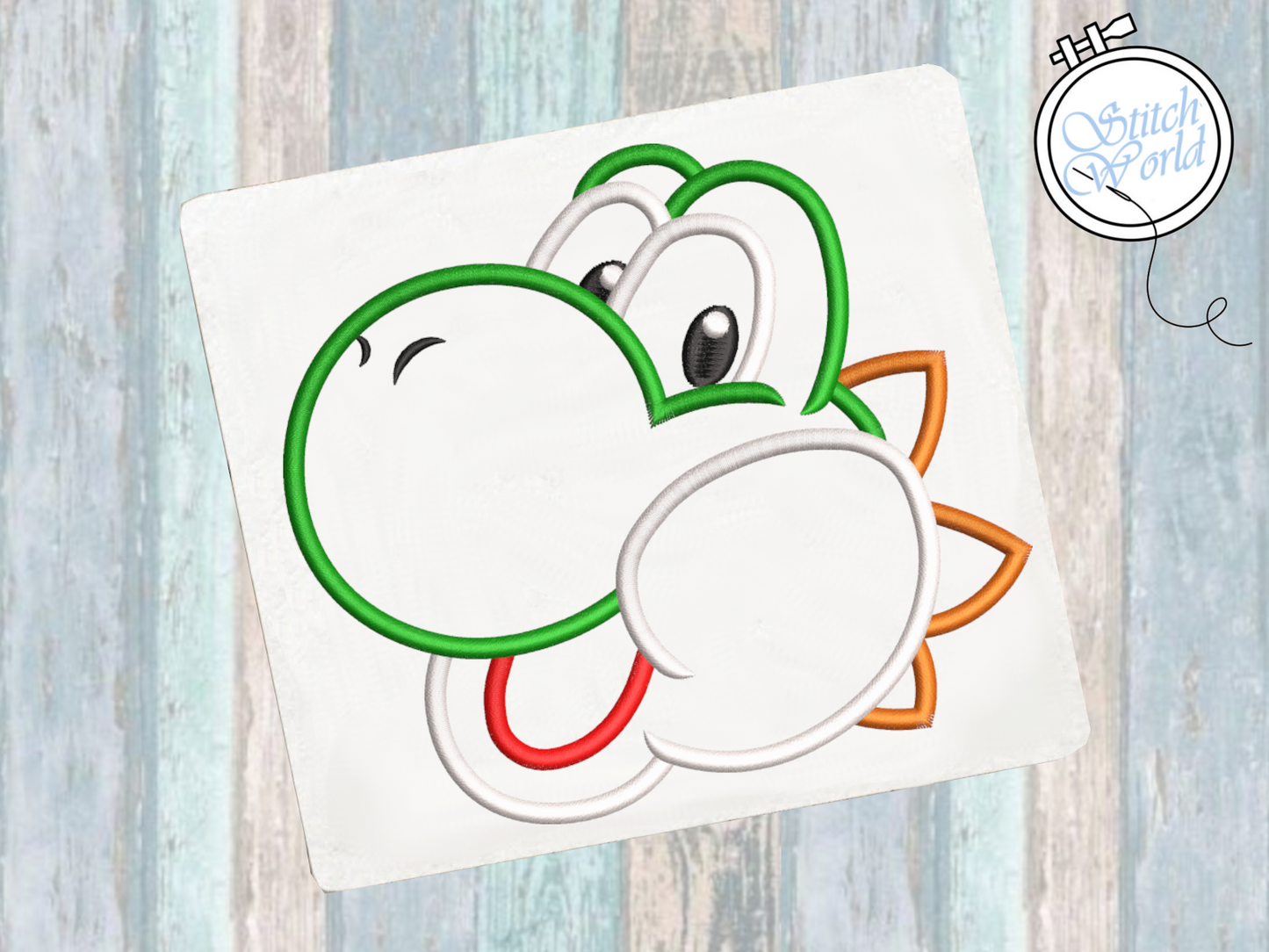 Yoshi Applique, Instant Download