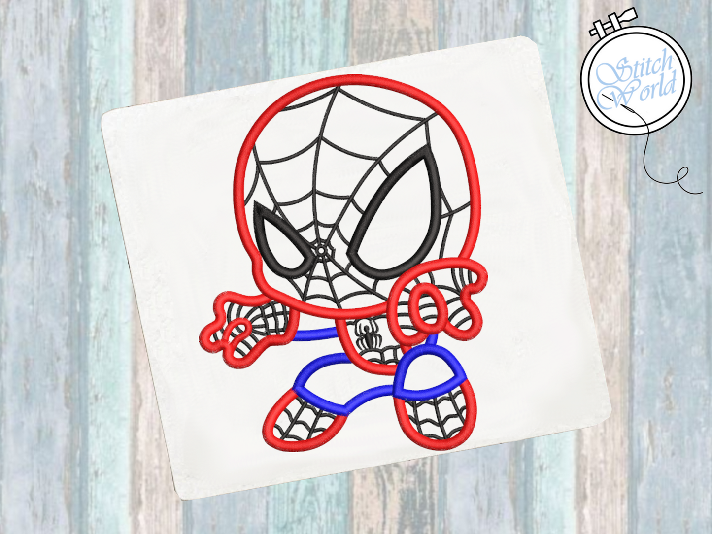 Spidey Applique, Instant Download