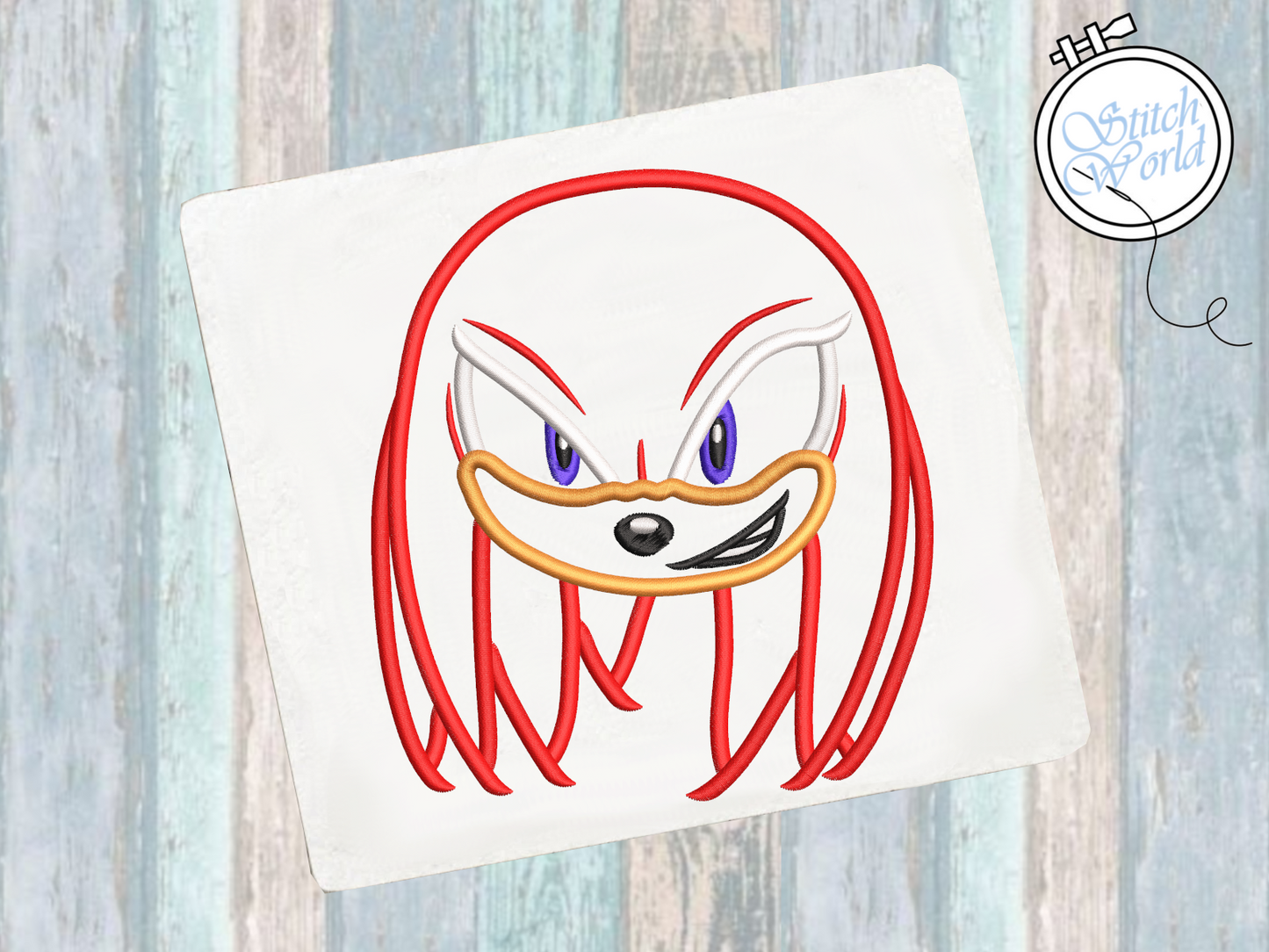 Knuckles Applique, Instant Download
