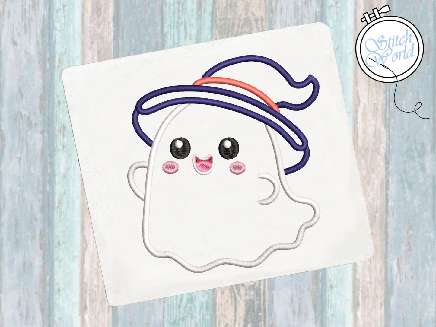 Ghost Applique, Instant Download