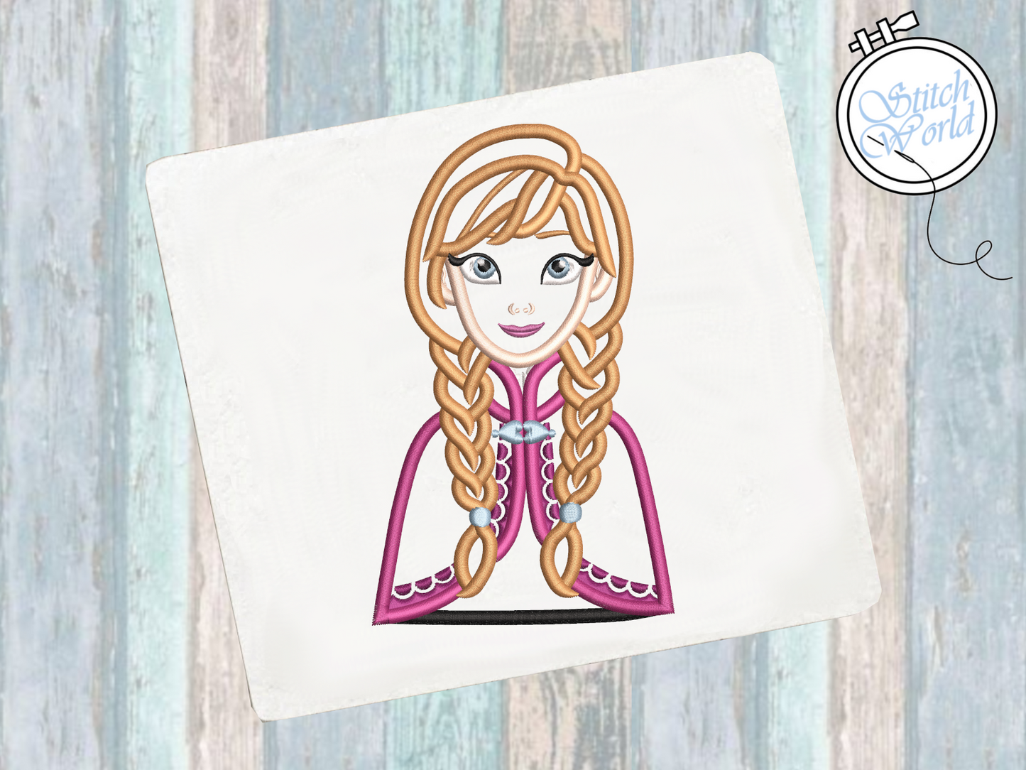 Anna Applique, Instant Download