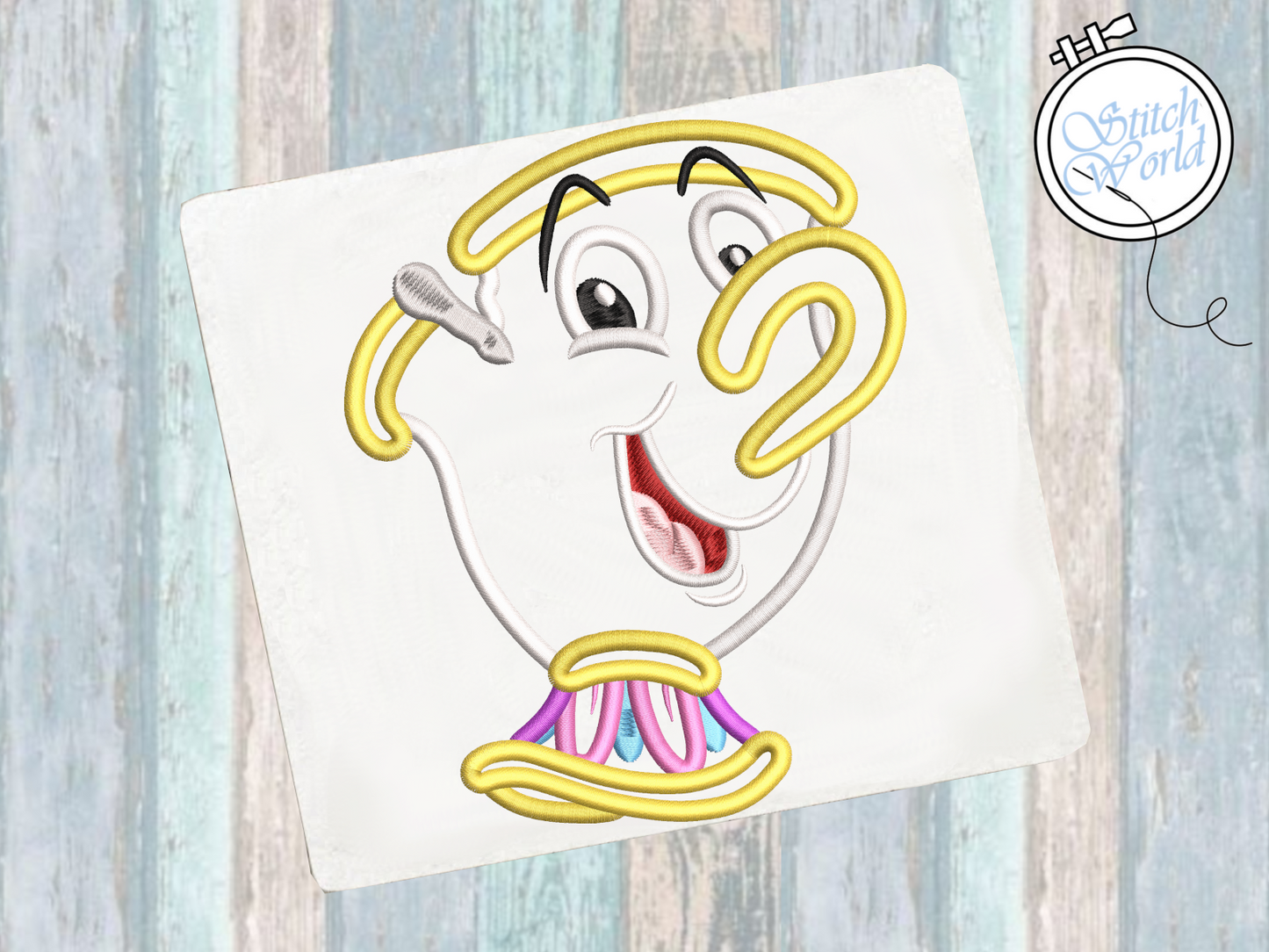 Chip Applique, Instant Download
