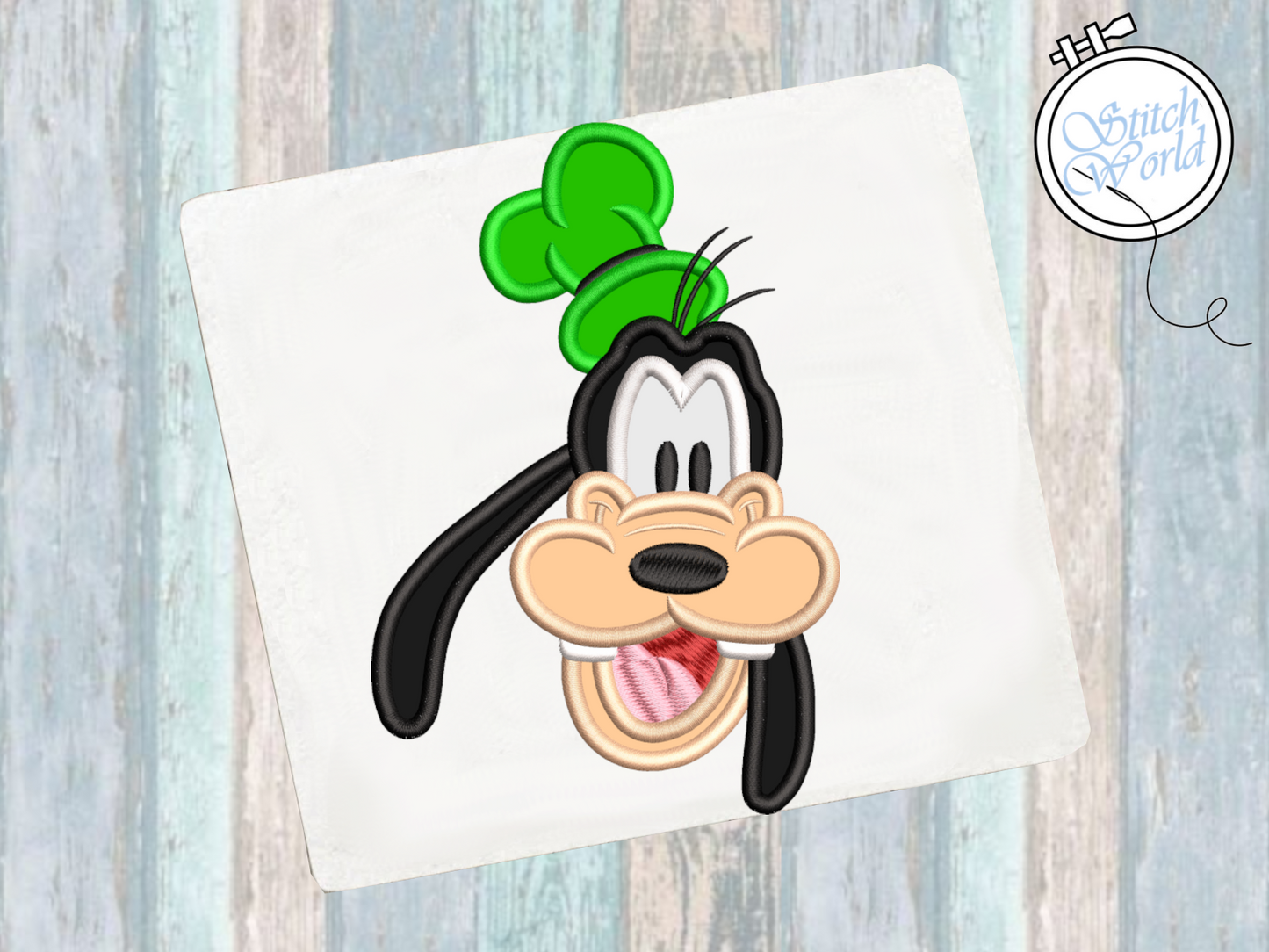 Goofy Applique, Instant Download