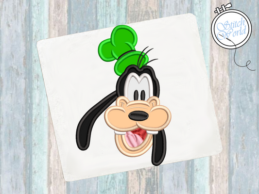 Goofy Applique, Instant Download