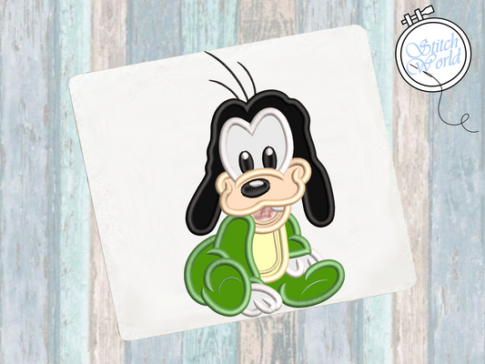 Baby Goofy Applique, Instant Download