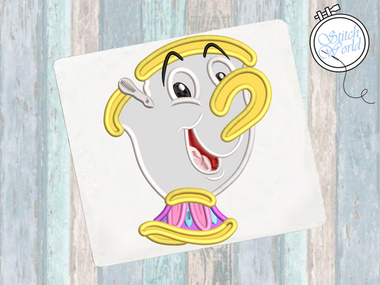 Chip Applique, Instant Download