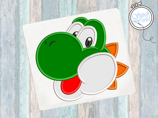 Yoshi Applique, Instant Download
