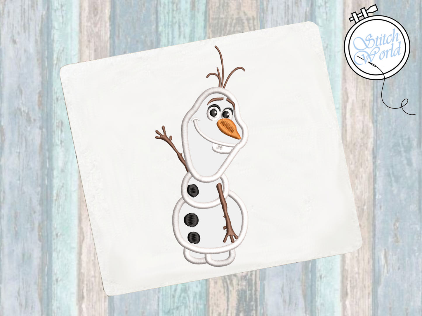 Olaf Applique, Instant Download