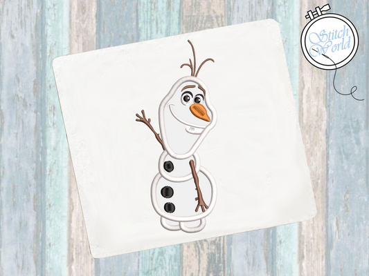 Olaf Applique, Instant Download