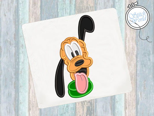 Pluto Applique, Instant Download