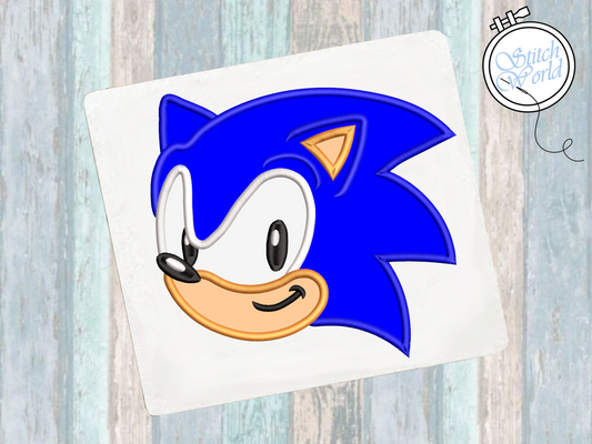 Sonic Applique, Instant Download