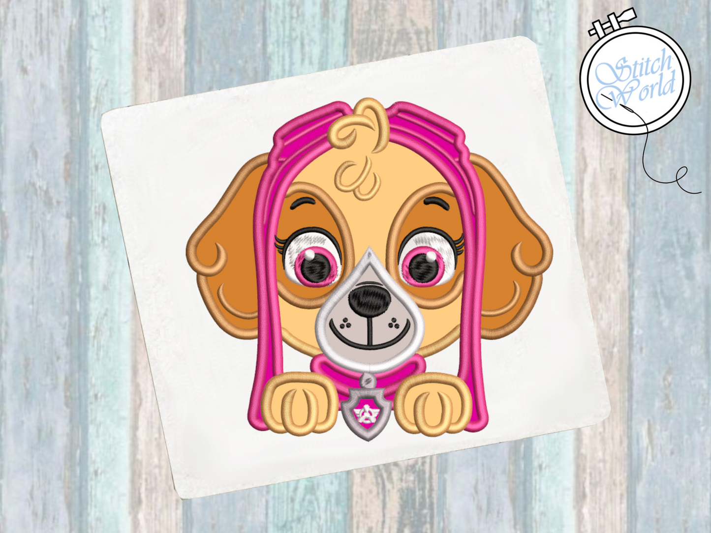 Skye Applique, Instant Download