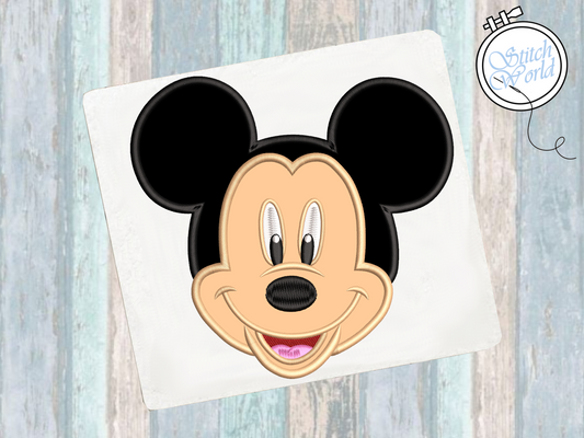 Mickey Mouse Applique, Instant Download