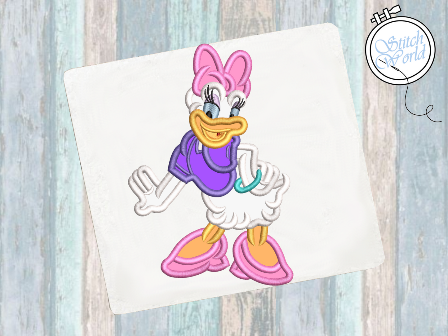 Daisy Applique, Instant Download