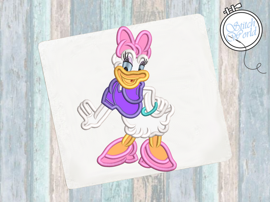 Daisy Applique, Instant Download