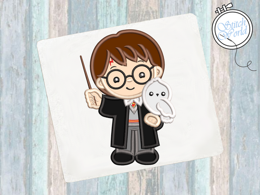 Harry Potter Applique, Instant Download