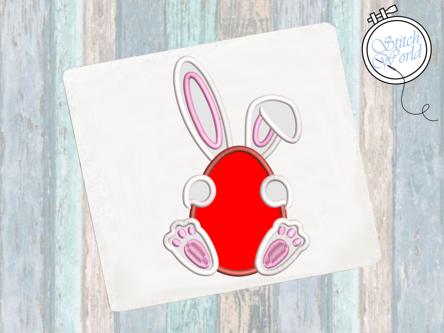 Bunny Applique, Instant Download