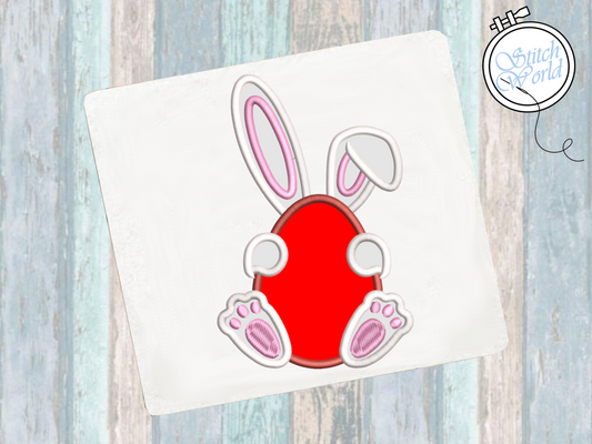 Bunny Applique, Instant Download