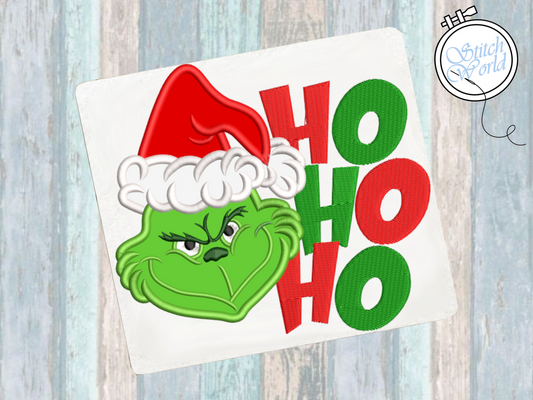 Grinch Applique, Instant Download