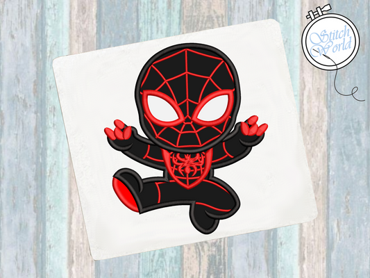 Miles/Spin Applique, Instant Download