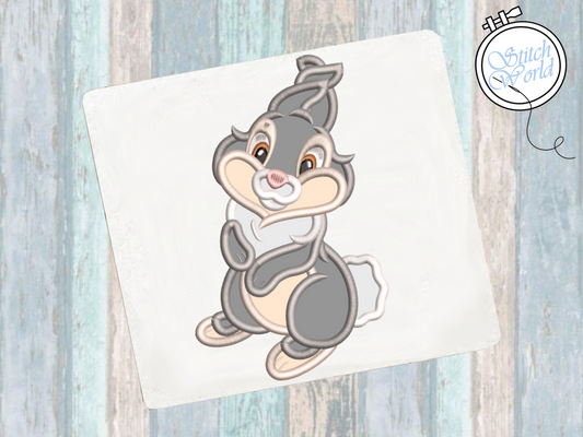 Thumper Applique, Instant Download