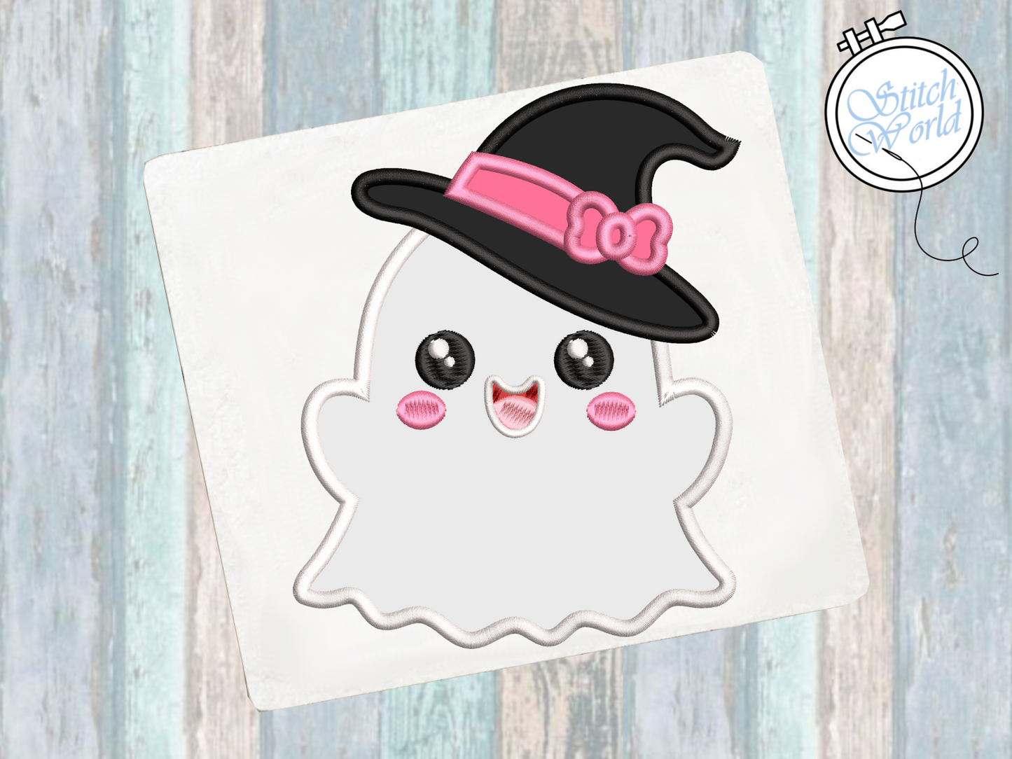 Ghost Applique, Instant Download