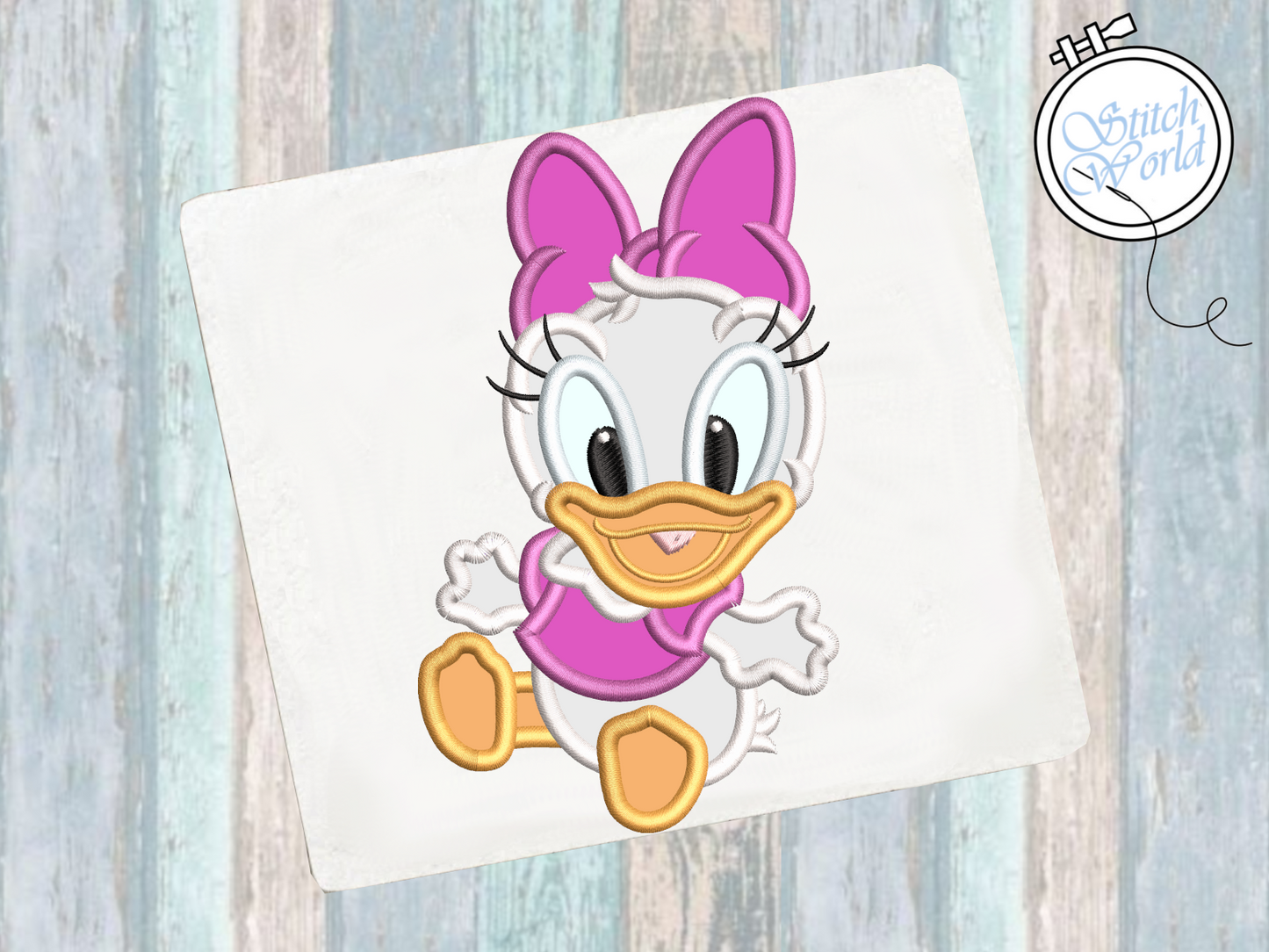 Baby Daisy Applique, Instant Download
