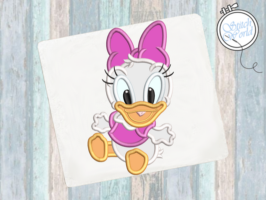 Baby Daisy Applique, Instant Download